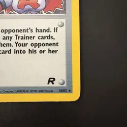 Pokemon Vintage Team Rocket’s Sneak Attack Holo 16/82 WotC - Image 3