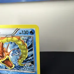 2016 Gyarados XY109 Black Star Promo Pokemon Card Cosmo Holo Rare Shiny - LP - Image 3