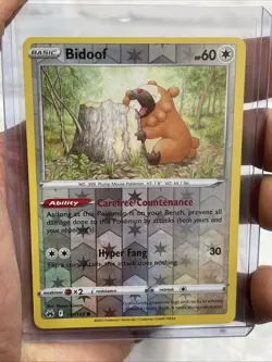 Pokemon Bidoof Crown Zenith 111/159 Near Mint NM Reverse Holo Card 2023 Nintendo - Image 1