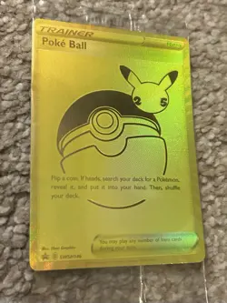 SEALED Pokemon Poke Ball SWSH146 Celebrations Promo Gold Ultra Premium - Image 1