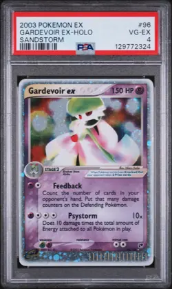 2003 POKEMON EX SANDSTORM #96 GARDEVOIR EX-HOLO PSA 4 - Image 1