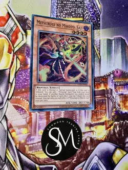Mitsurugi No Mikoto, Saji Super Rare OP29-EN006 Yugioh! English - Image 2