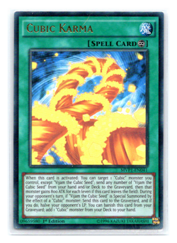Cubic Karma - MVP1-EN041 - Ultra Rare - 1st Edition - Yugioh - Image 1