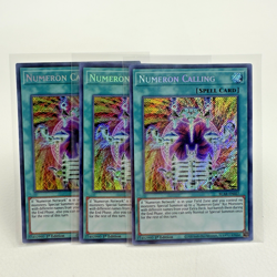 3x Yugioh Numeron Calling BLAR-EN050 1st Edition Secret Rare Holo - NM ?? - Image 1
