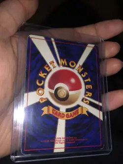 Pokemon TCG Card Japanese Holo Rare Gym Heroes Rocket's Moltres Played - Image 3