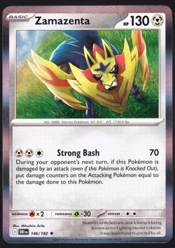 Zamazenta 146/182 Holo Destined Rivals Pokemon TCG Card NM - Image 1
