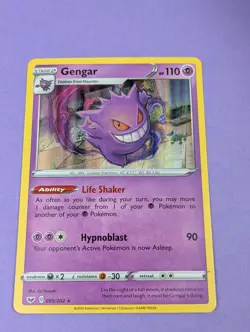 Gengar - 085/202 - Rare Holo Sword & Shield - Pokemon Card - NM - Image 1
