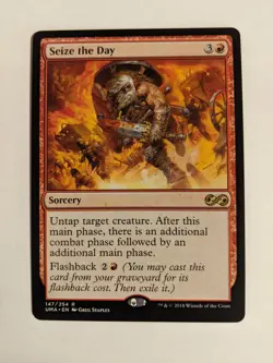 MTG English Magic Card Near Mint SEIZE THE DAY from Ultimate Masters - Image 1
