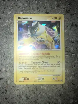Pokemon TCG Cards Raikou 16/132 Secret Wonders Cracked Ice Holo - Image 3