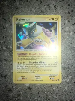 Pokemon TCG Cards Raikou 16/132 Secret Wonders Cracked Ice Holo - Image 4