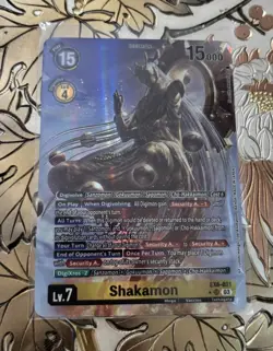 Digimon Card Game Shakamon EX6-031 SR Super Rare Alt Art Infernal Ascension - Image 1