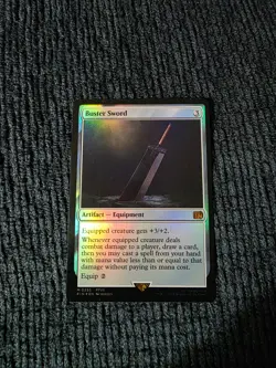 MTG Buster Sword Final Fantasy Foil - Image 1