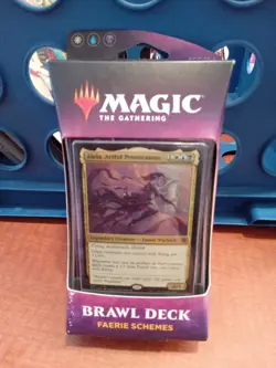 MTG Throne of Eldraine - Brawl Deck "Faerie Schemes" Magic the Gathering SEALED 630509829798 - Image 1