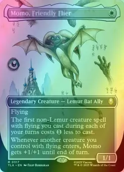 Momo, Friendly Flier - Borderless Foil - Avatar: The Last Airbender - TLA R 0317 - Image 1