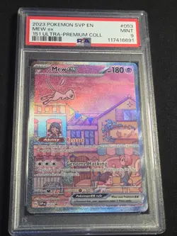 MEW EX #053 BLACK STAR PROMO 151 ULTRA PREMIUM COLLEC 2023 POKEMON SVP EN PSA 9 - Image 1