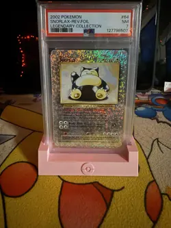 Pokemon Snorlax Legendary Collection 2002 Reverse Foil PSA 7 TCG - Image 1