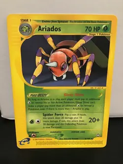 Ariados Pokemon Aquapolis 3/147 Rare - Image 1