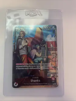 Shanks OP09-001 One Piece PSA Promotion Cards Read Description - Image 1