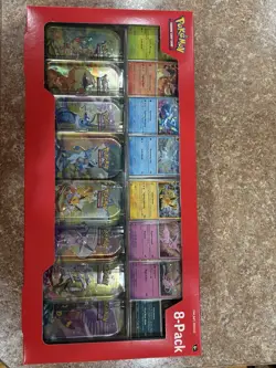 Pokemon TCG Prismatic Evolutions Costco 8 Mini-Tin Bundle w/ Promo Cards - Image 1