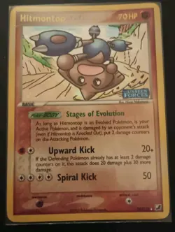 Pokemon TCG EX 2005 Unseen Forces Hitmontop Rare Card #26/115 Non Holo - Image 1