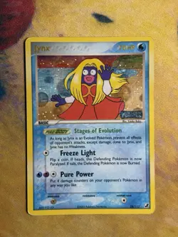 Jynx 28/115 Rare Reverse Holo Stamped Ex Unseen Forces Set Pokemon Card - Image 2