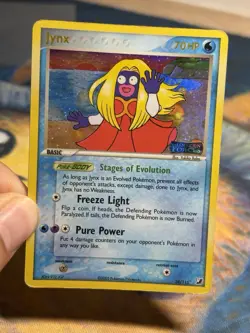 Jynx 28/115 Rare Reverse Holo Stamped Ex Unseen Forces Set Pokemon Card - Image 3