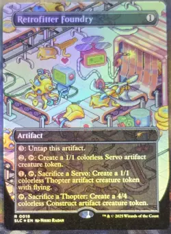 1x FOIL Retrofitter Foundry MTG Encyclopedia Of Magic Secret Lair NM - Image 1