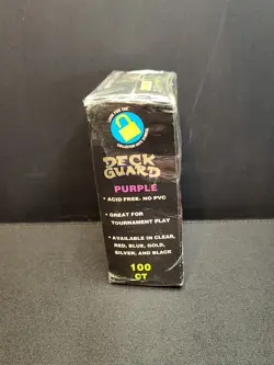 Collector Safe 100 Purple Premium Deck Guards NEW READ Protector Sleeves - Image 3
