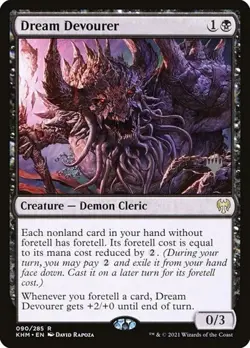 1x Dream Devourer - Promo NM Eng MTG - Kaldheim - Image 1