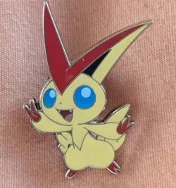 Victini Official Pokemon 2016 Collectors Enamel Pin TCG - Image 1