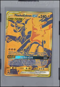 Pokemon Card Pikachu and Zekrom GX (SM248) Promo Sun and Moon Promos - Image 1