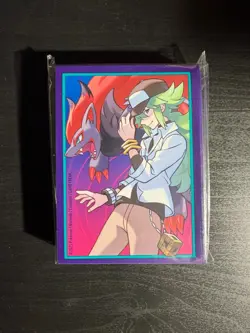 Pokemon N's Zoroark Journey Together ETB Card Sleeves Sealed 65ct - Image 1