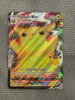 Pikachu VMAX SWSH062 Holo Promo Card Sword & Shield Celebrations - Image 1