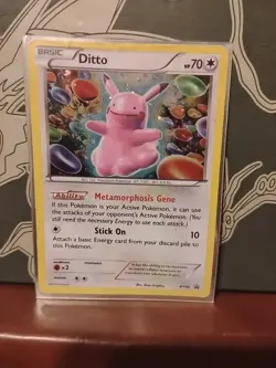 Pokemon TCG Ditto XY40 Holo Black Star Promos Card Near Mint 2015 - Image 1