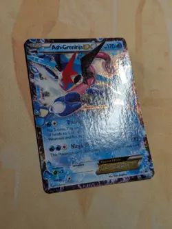 Pokemon TCG Ash-Greninja EX XY Black Star Promo XY133 Holo Card TCG Regular Size - Image 4