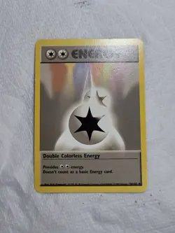 Double Colorless Energy 96/102 Base Set Uncommon Pokemon Card LP - Image 1