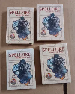 Spellfire Master the Magic -TSR First Edition 1994 -4Starter Sets - 220 Cards - Image 1