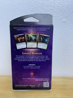 MTG Magic the Gathering: Throne of Eldraine Brawl Deck Savage Hunger Sealed 630509829798 - Image 2