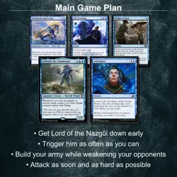 Lord of the Nazgul Magic Gathering Commander LOTR Dimir spells wraiths Deck EDH - Image 2