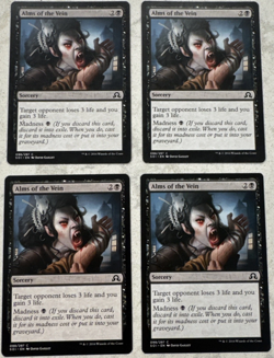 4 x Alms of the Vein / Blutspende - SHADOWS INNISTRAD - englisch **Playset** - Image 1