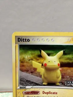 Pokemon TCG Ditto Holo Stamp Pikachu EX Delta Species 63/113 - Image 2
