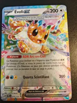 Carte Pokemon Evoli EX 075/131 PRE EV8.5 Evolution Prismatique FR NEUF - Image 1