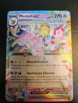 Carte Pokemon Mentali EX 034/131 PRE SV8.5 Evolutions Prismatiques FR NEUF - Image 1