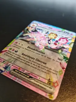 Carte Pokemon Mentali EX 034/131 PRE SV8.5 Evolutions Prismatiques FR NEUF - Image 3