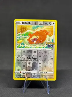 Ditto (Bidoof) - 059/078 [Pokemon Go] Pokemon TCG - Unpeeled Reverse Holo - NM - Image 1