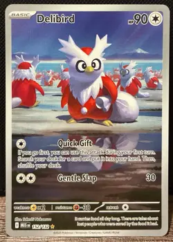 Delibird 152/132 IR NM - Pokemon TCG Mega Evolutions (FAST SHIPPING!!!) - Image 1
