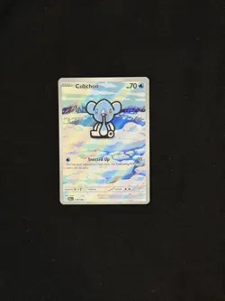 Pokemon Black Bolt Cubchoo Illustration Rare 109/86 - Image 1