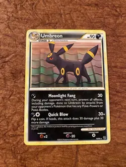 Umbreon Regular Rare Undaunted 10/90 Deck Exclusives NM English Pokemon TCG - Image 1