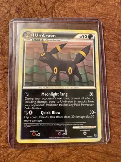 Umbreon Regular Rare Undaunted 10/90 Deck Exclusives NM English Pokemon TCG - Image 3