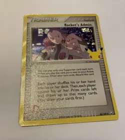 ROCKETS ADMIN 86/109 CELEBRATIONS POKEMON (HOLO RARE, NM) - Image 2